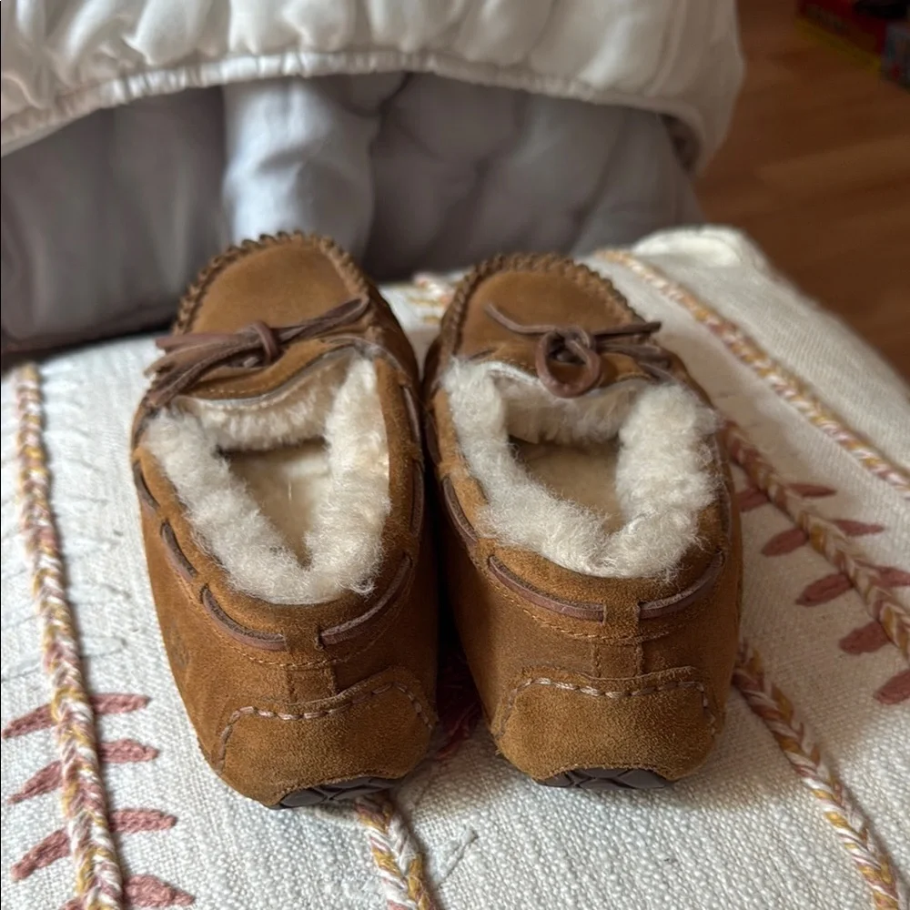 UGG Brown Moccasin Slippers- CLOSET CLEAR OUT